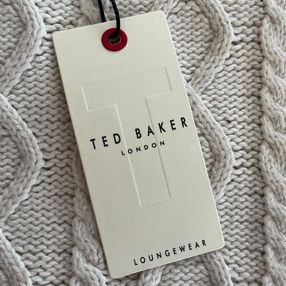 NWT Ted Baker Purple Paisley button-down Women's Sleep Shirt — loungewear - Picture 12 of 12